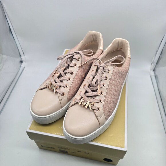 michael kors poppy lace up mini mk logo